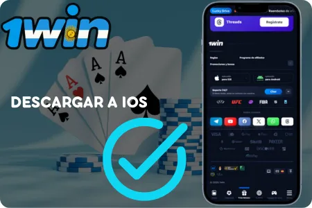 Guía completa para descargar 1win app iOS en Argentina mostrando los pasos detallados de instalación del acceso directo desde Safari para 1win descargar aplicación móvil